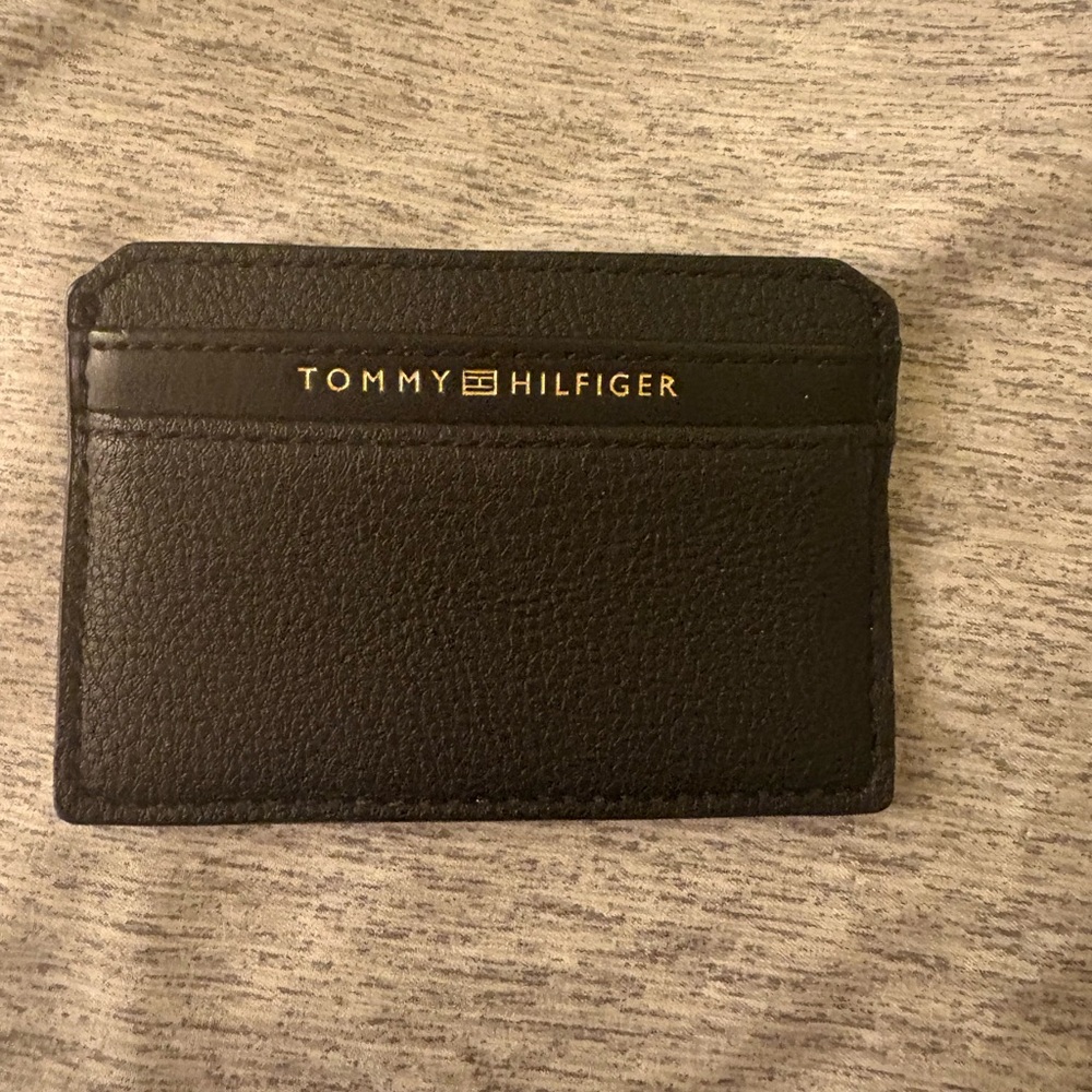 Tommy Hilfiger Black Card Holder NWOT